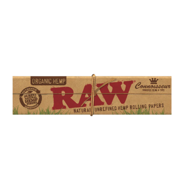 Raw Paper / Organic Connoisseur King Slim W/ Tips